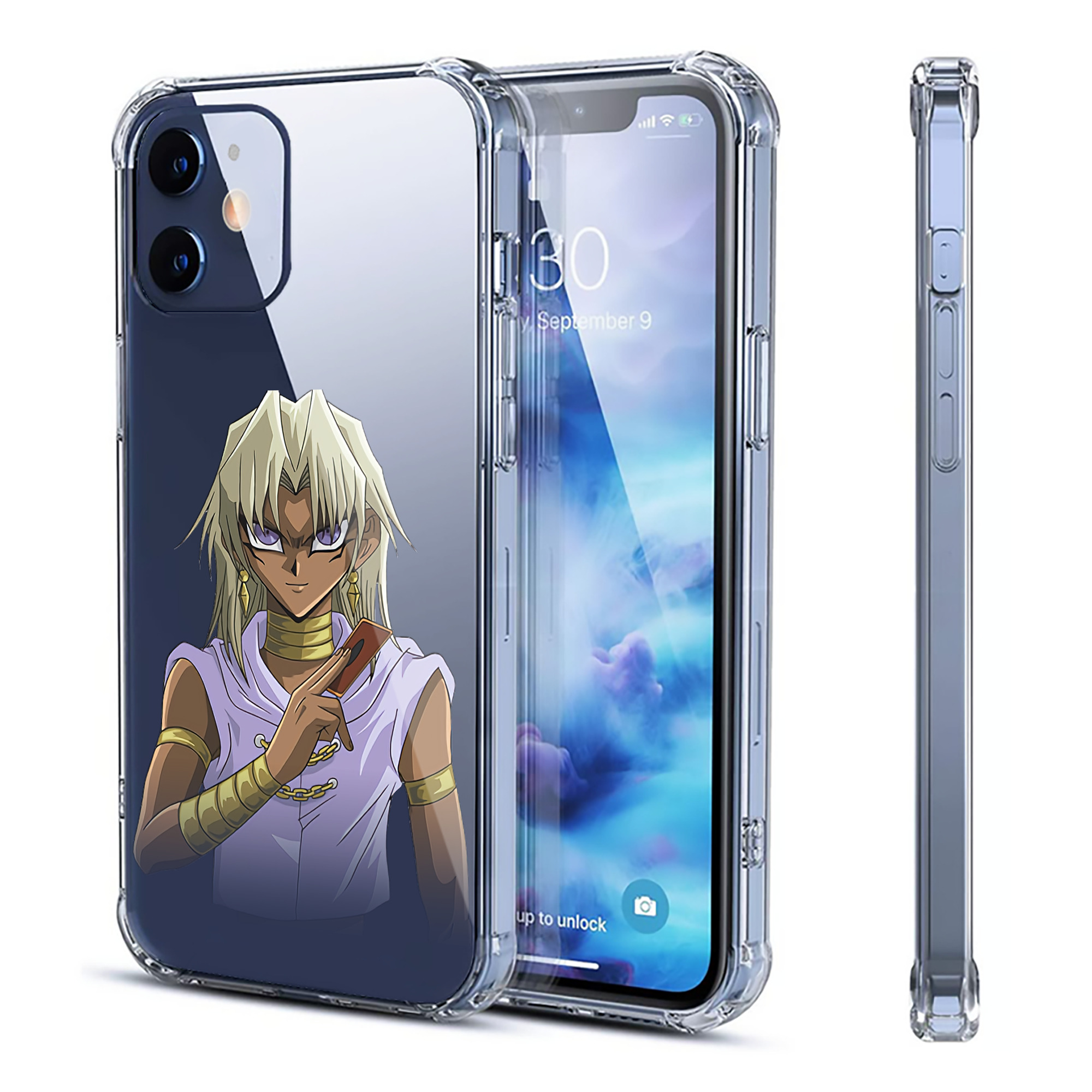 （画像用） 遊☆戯☆王 Yu-Gi-Oh! 【iPhone 12シリーズ対応】透明スマホケース（クリアソフトケース）